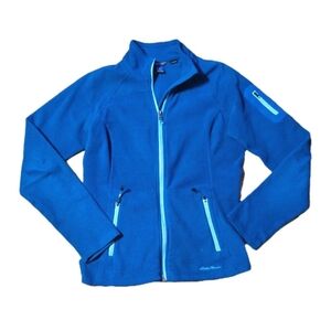 Eddie Bauer First Ascent Fleece Jacket Womens S Full Zip Hiking Outdoor Gorpcore